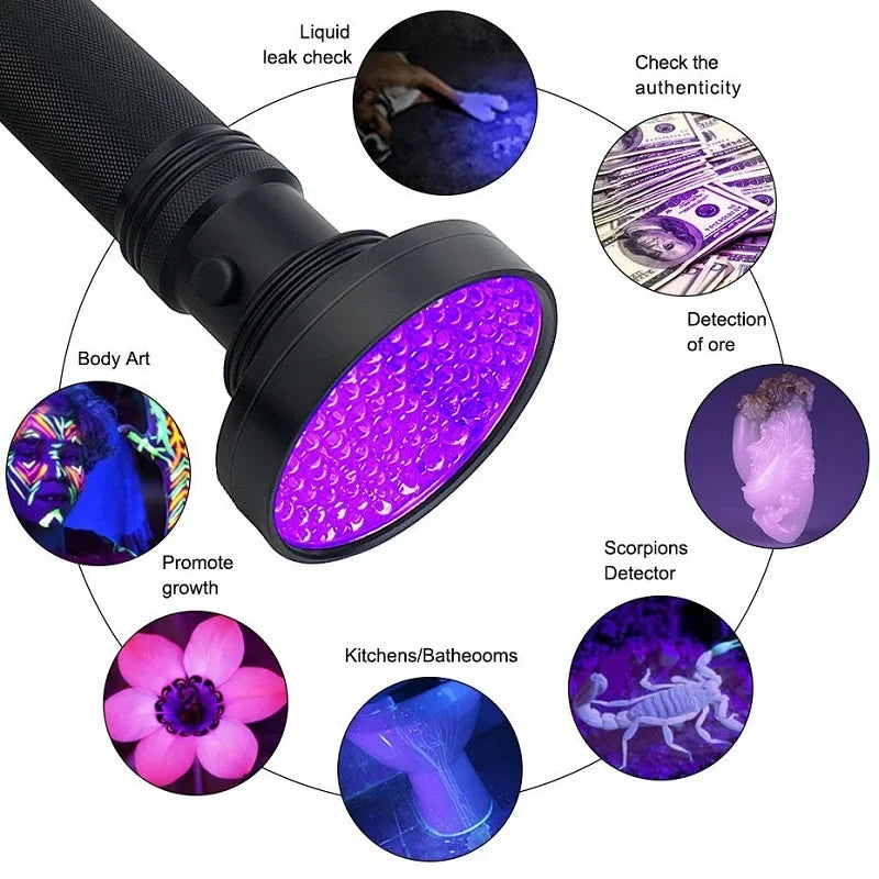 Sollievo UV Blacklight Flashlight