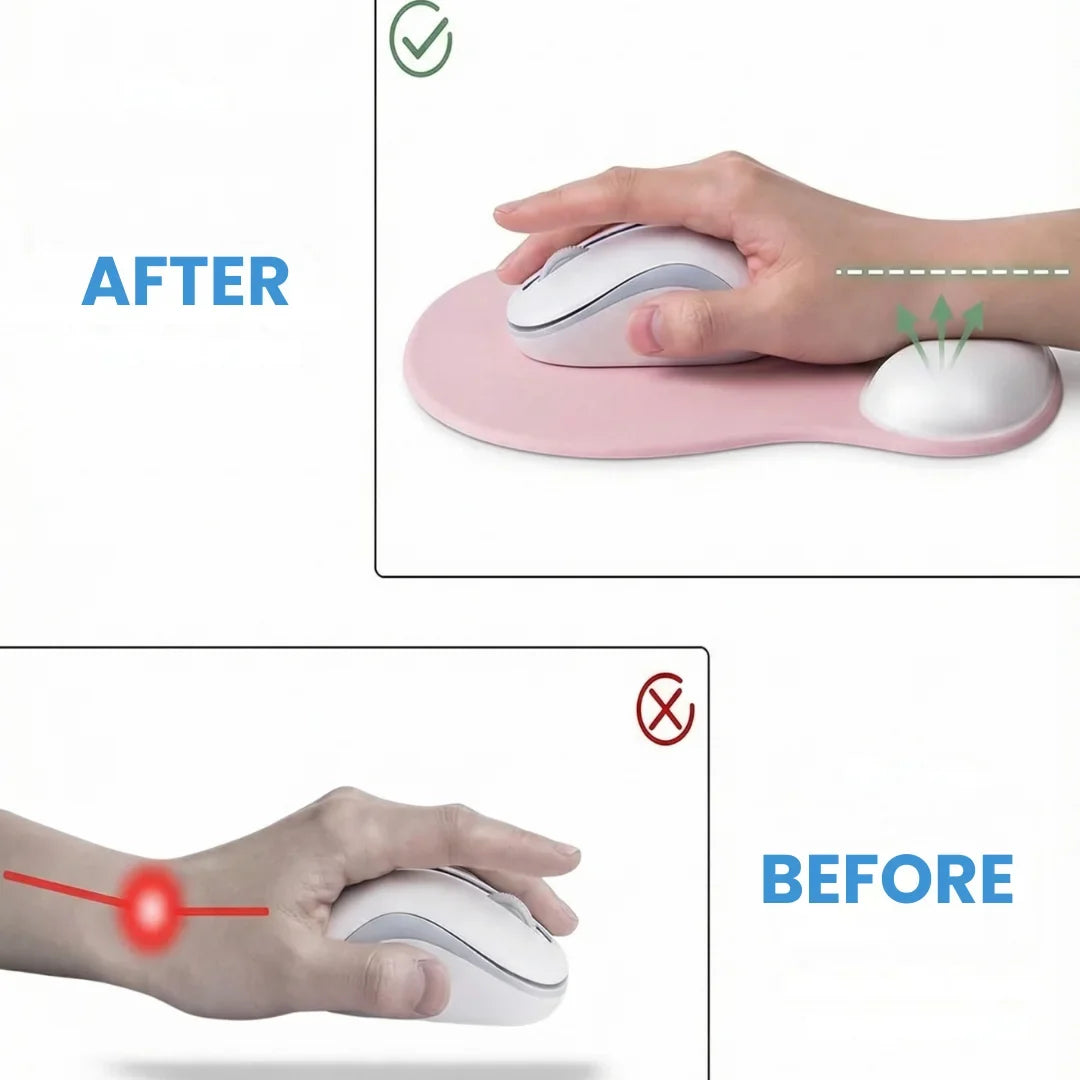 Sollievo Cushioned Wrist Rest Mouse Pad