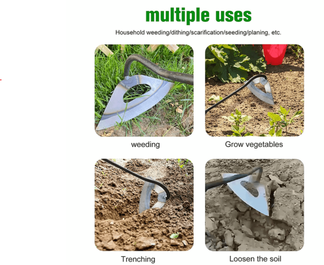 Sollievo All Steel Hollow Hoe