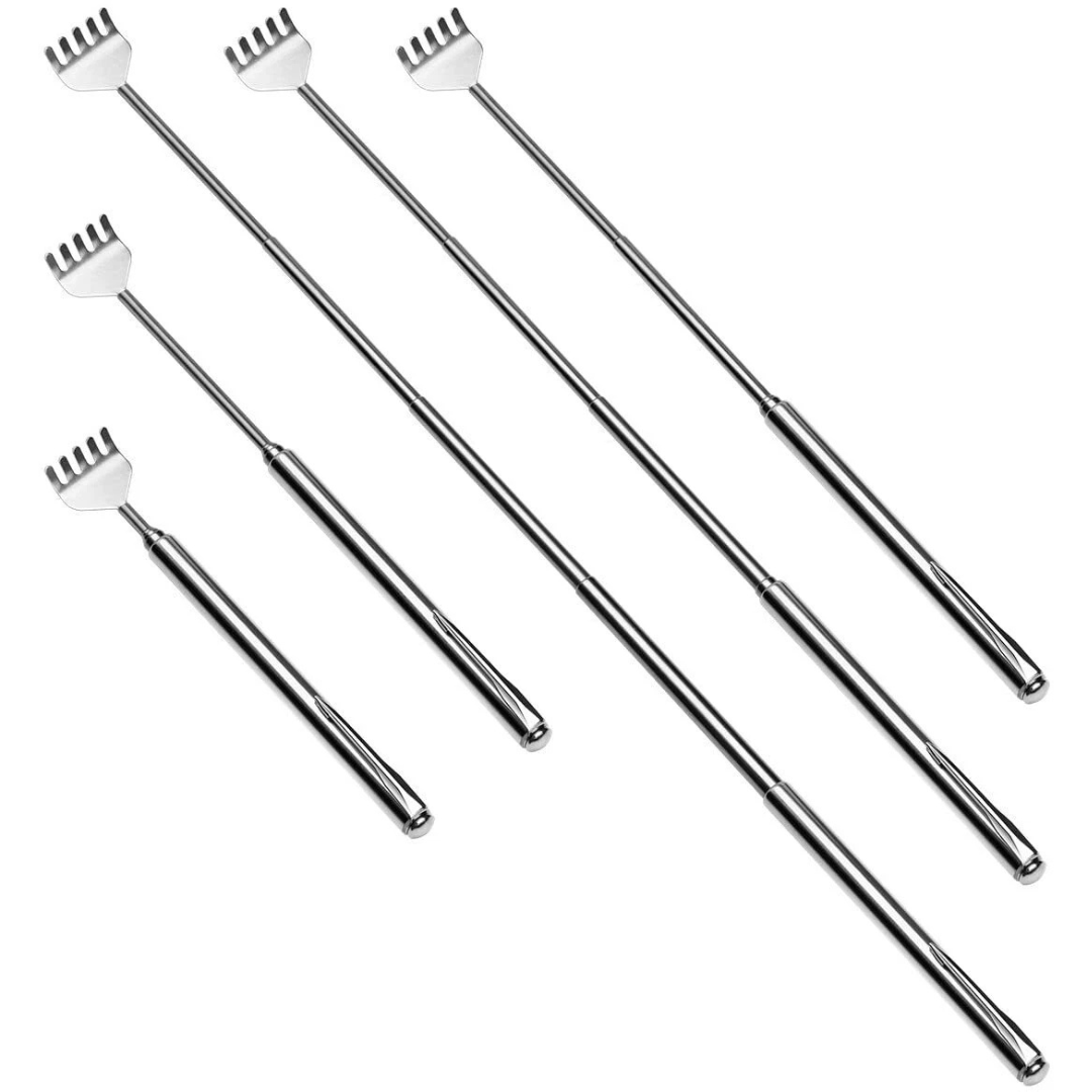 Sollievo Stainless Steel Telescopic Back Scratcher