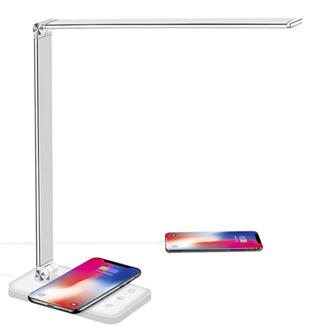 Sollievo Adjustable LED Desk Lamp with Wireless Charging