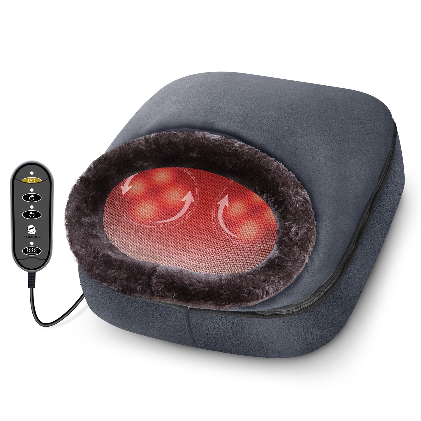 Heated Foot Rest with Remote Control – Shiatsu Massage & Soothing Heat