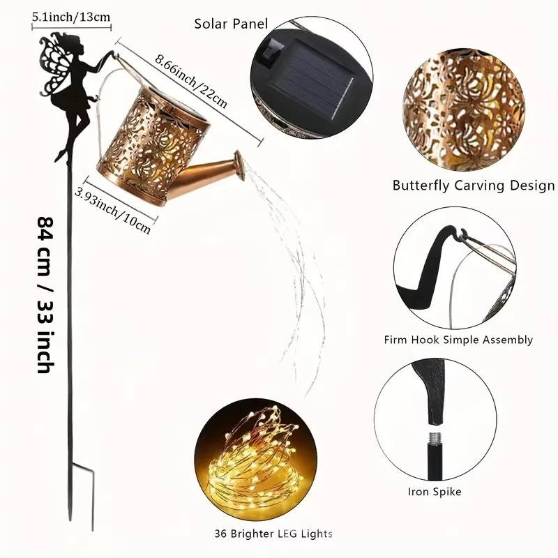 Sollievo Solar Fairy Garden Lamp