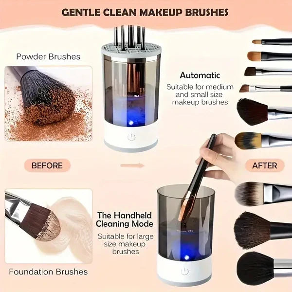 Sollievo Automatic Electric Makeup Brush Cleaner