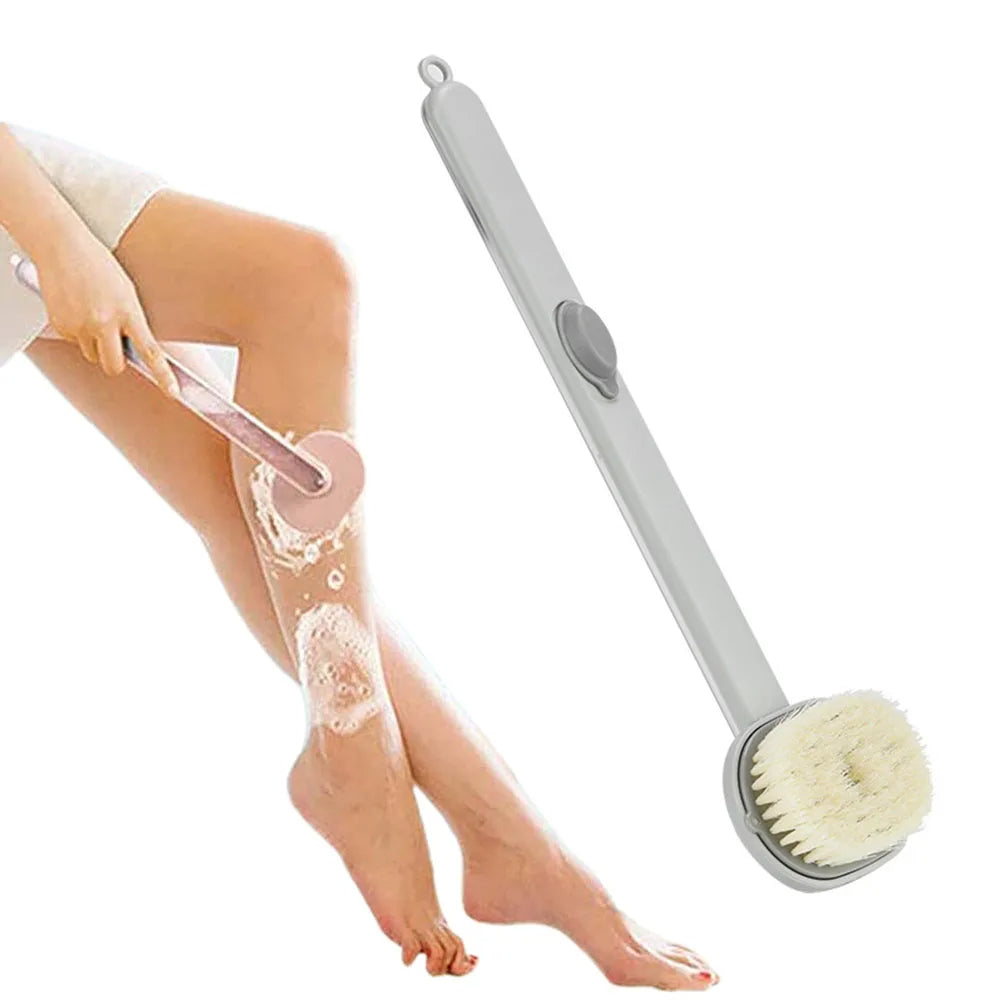 Sollievo Long Handle Back Scrubber for Shower