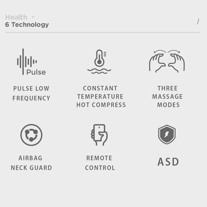 Pulse & Heat Intelligent Neck Massager technology