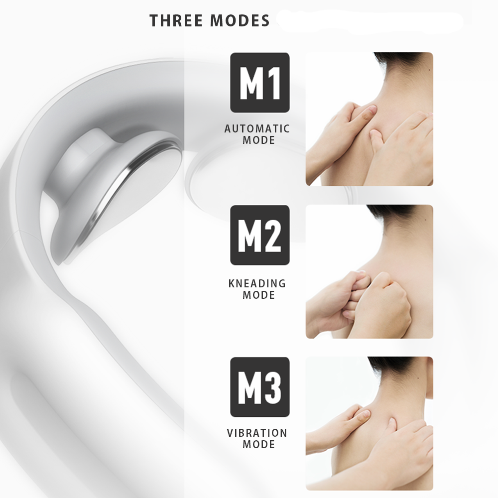 Setting Modes for the Pulse & Heat Intelligent Neck Massager