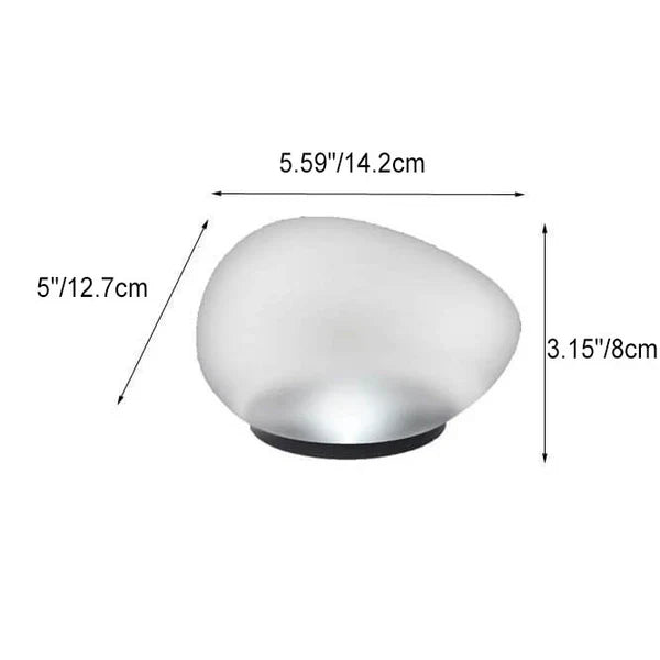Sollievo Solar Pebble LED Landscape Light