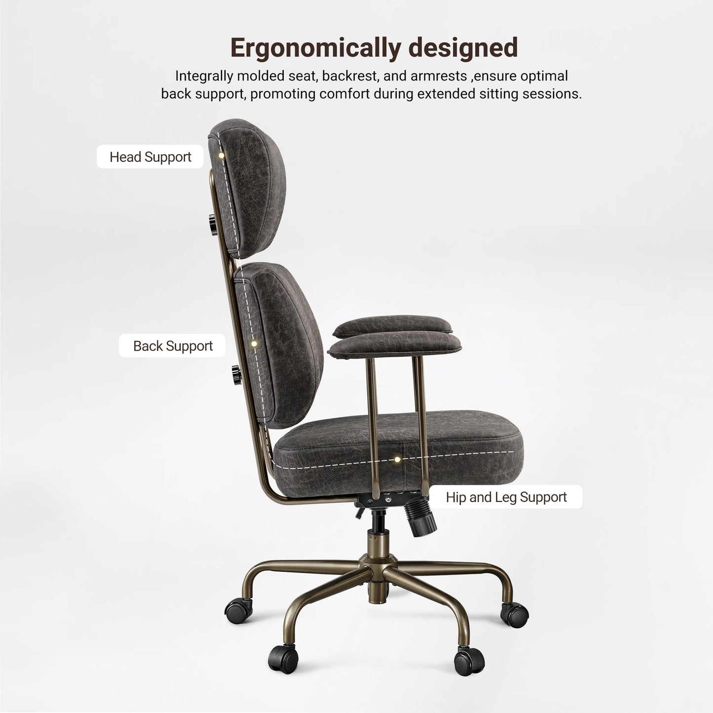 Sollievo Cameron Adjustable High-Back Office Chair