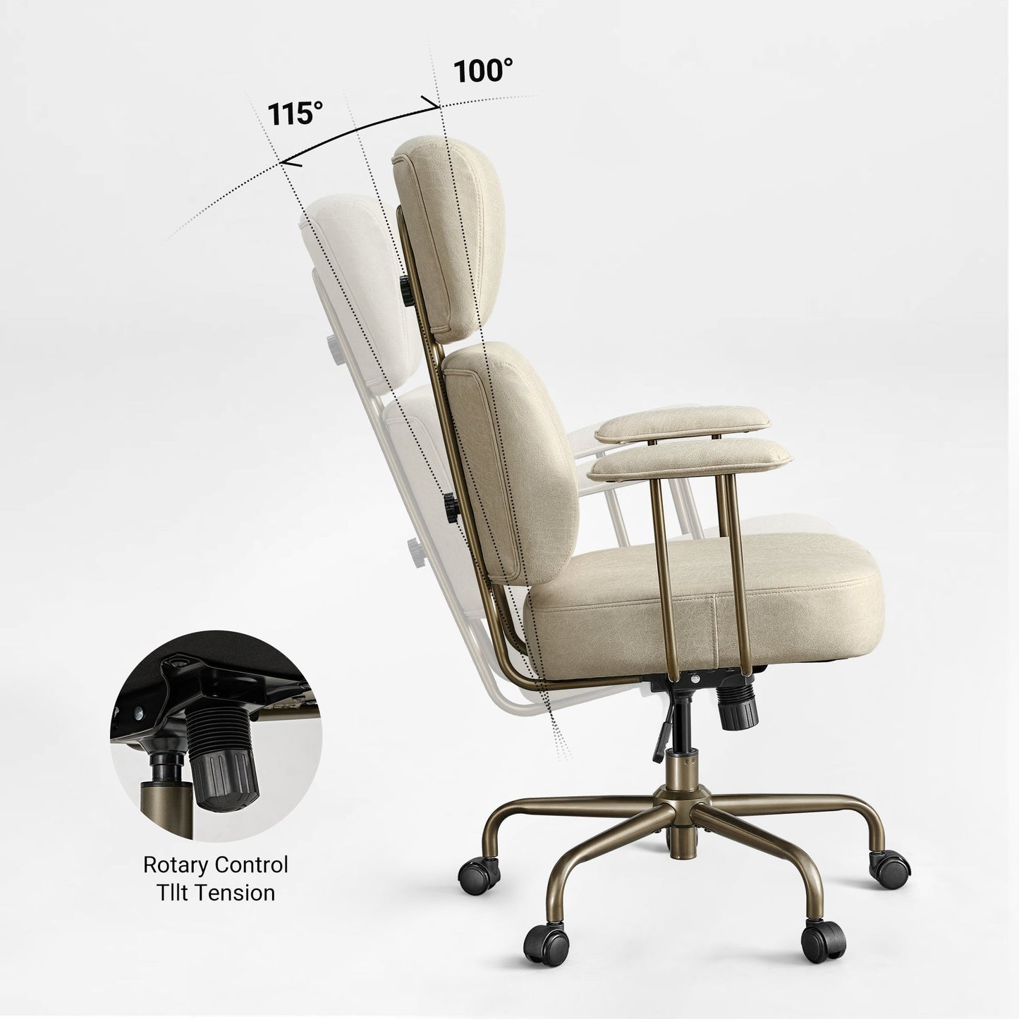 Sollievo Cameron Adjustable High-Back Office Chair