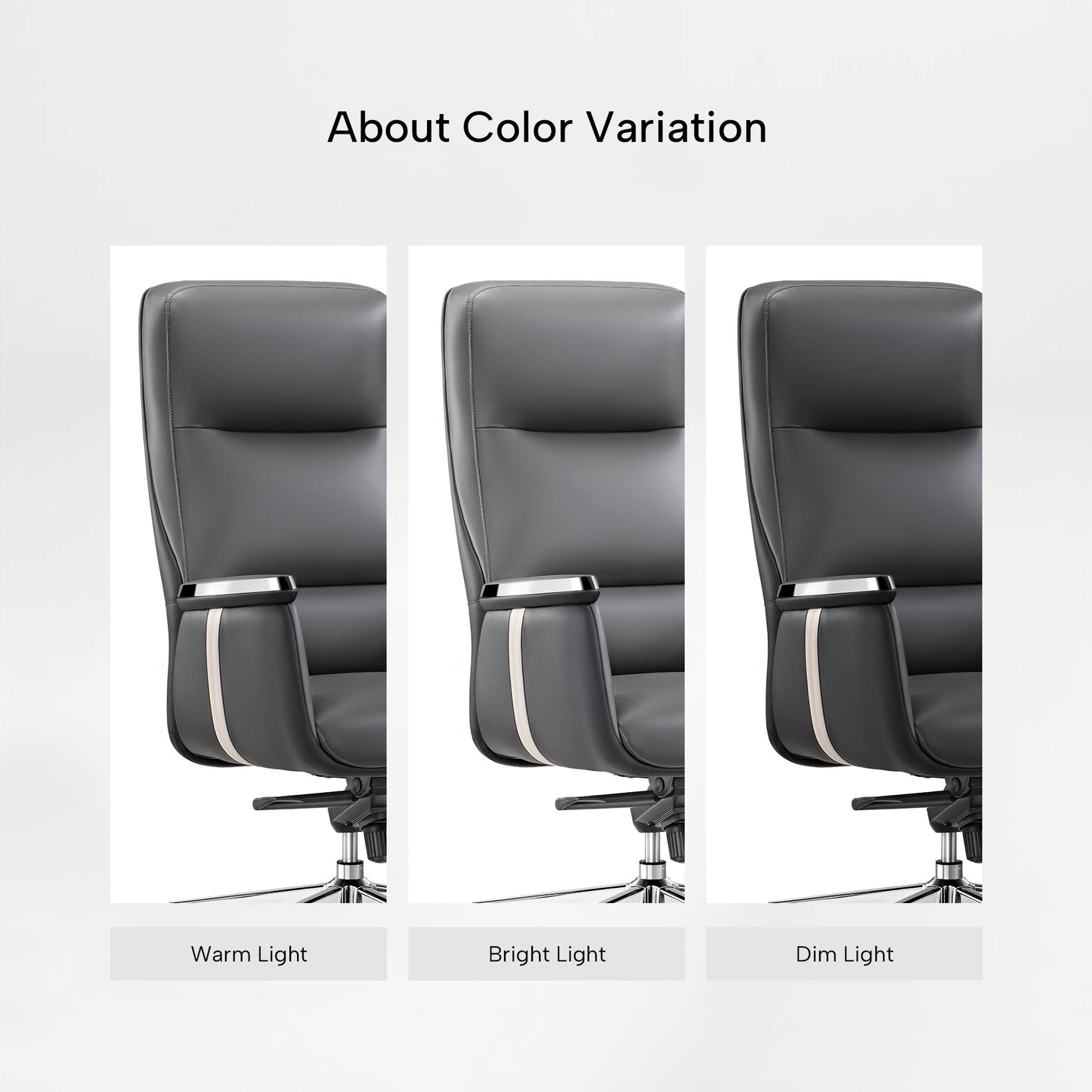 Sollievo Royal II Executive Office Chair, Silicone & Leather