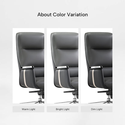 Sollievo Royal II Executive Office Chair, Silicone & Leather