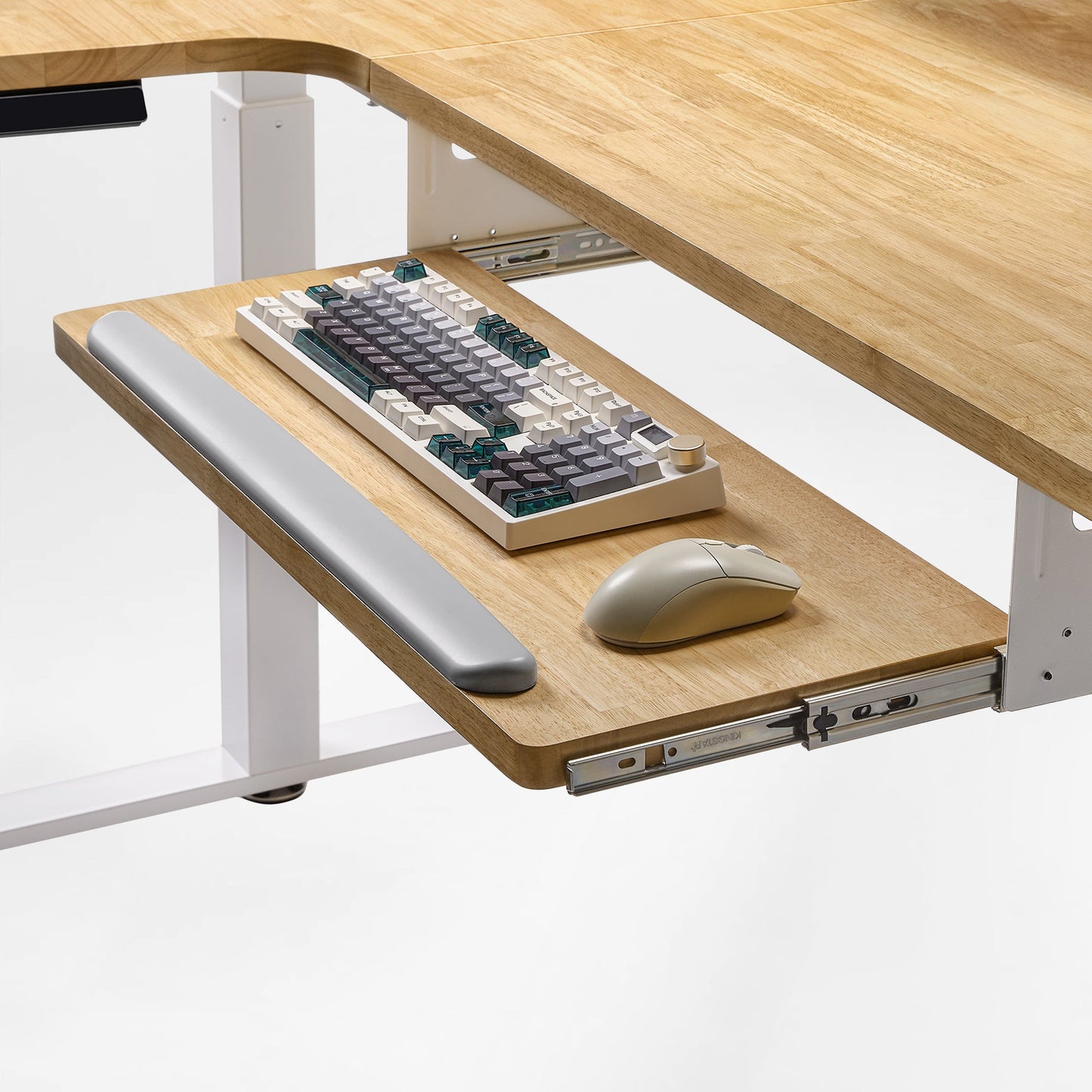 Sollievo L-Shaped Standing Desk with Accessories Set (60x23)