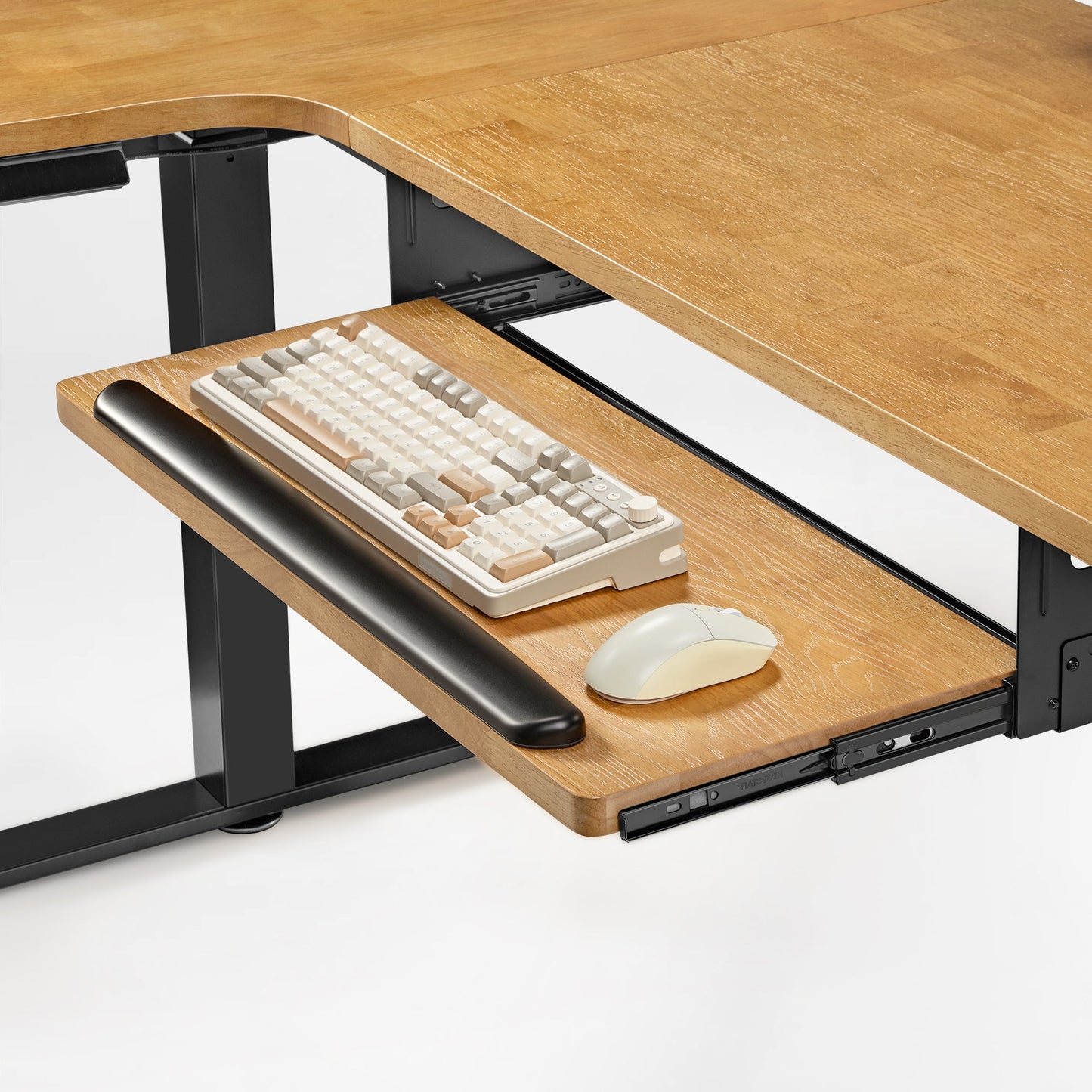 Sollievo L-Shaped Standing Desk with Accessories Set (60x23)