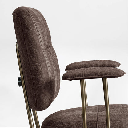 Sollievo Becky Vintage-Inspired Home Office Chair