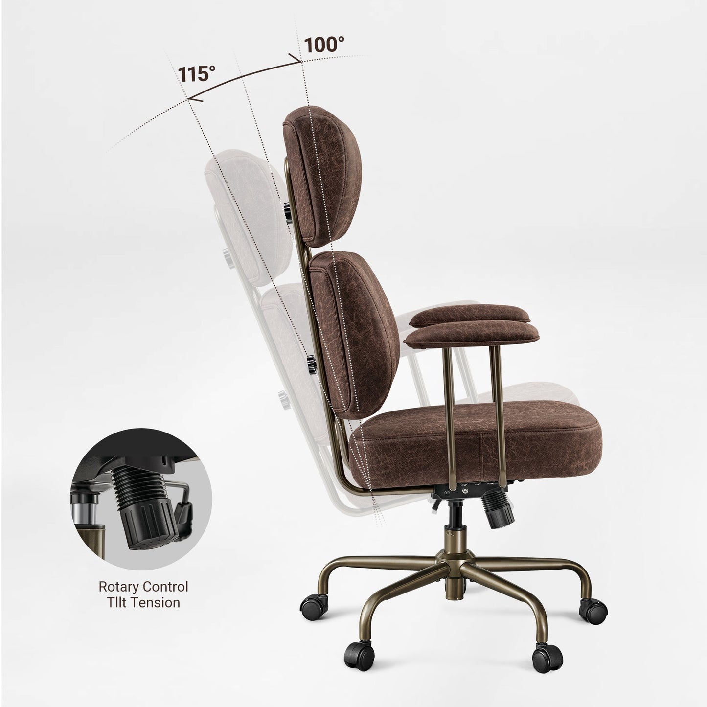 Sollievo Cameron Adjustable High-Back Office Chair
