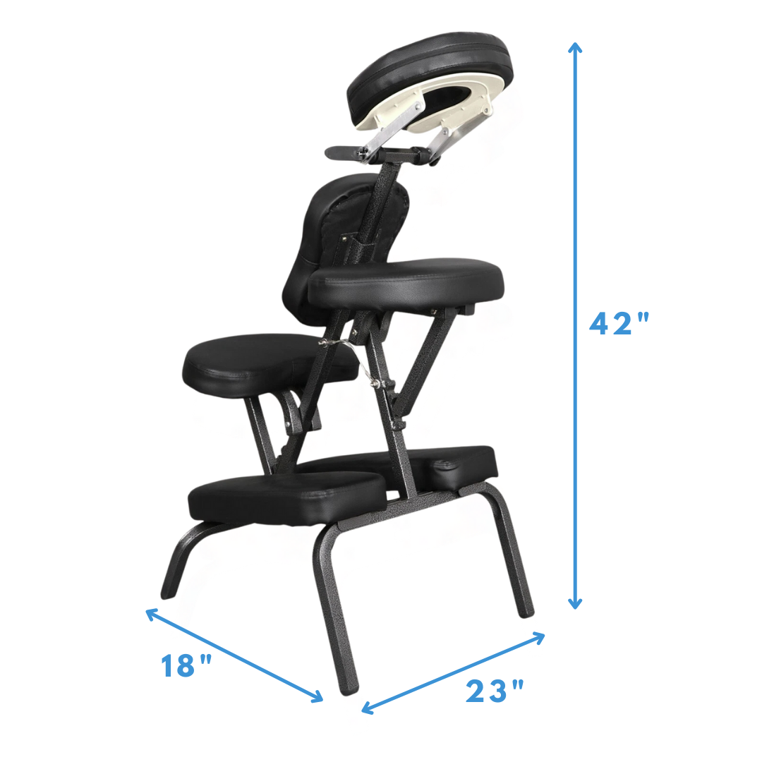 Sollievo Portable Folding PU Leather Massage Chair