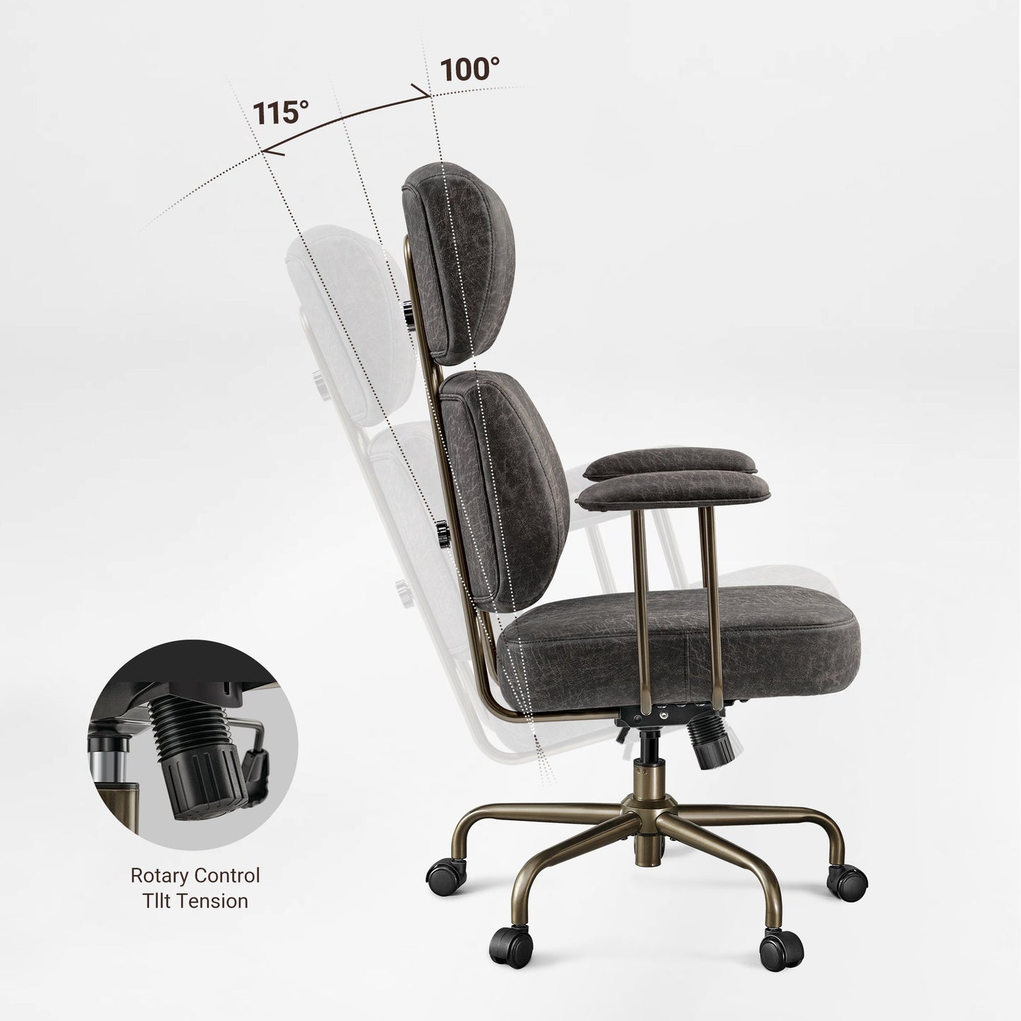 Sollievo Cameron Adjustable High-Back Office Chair
