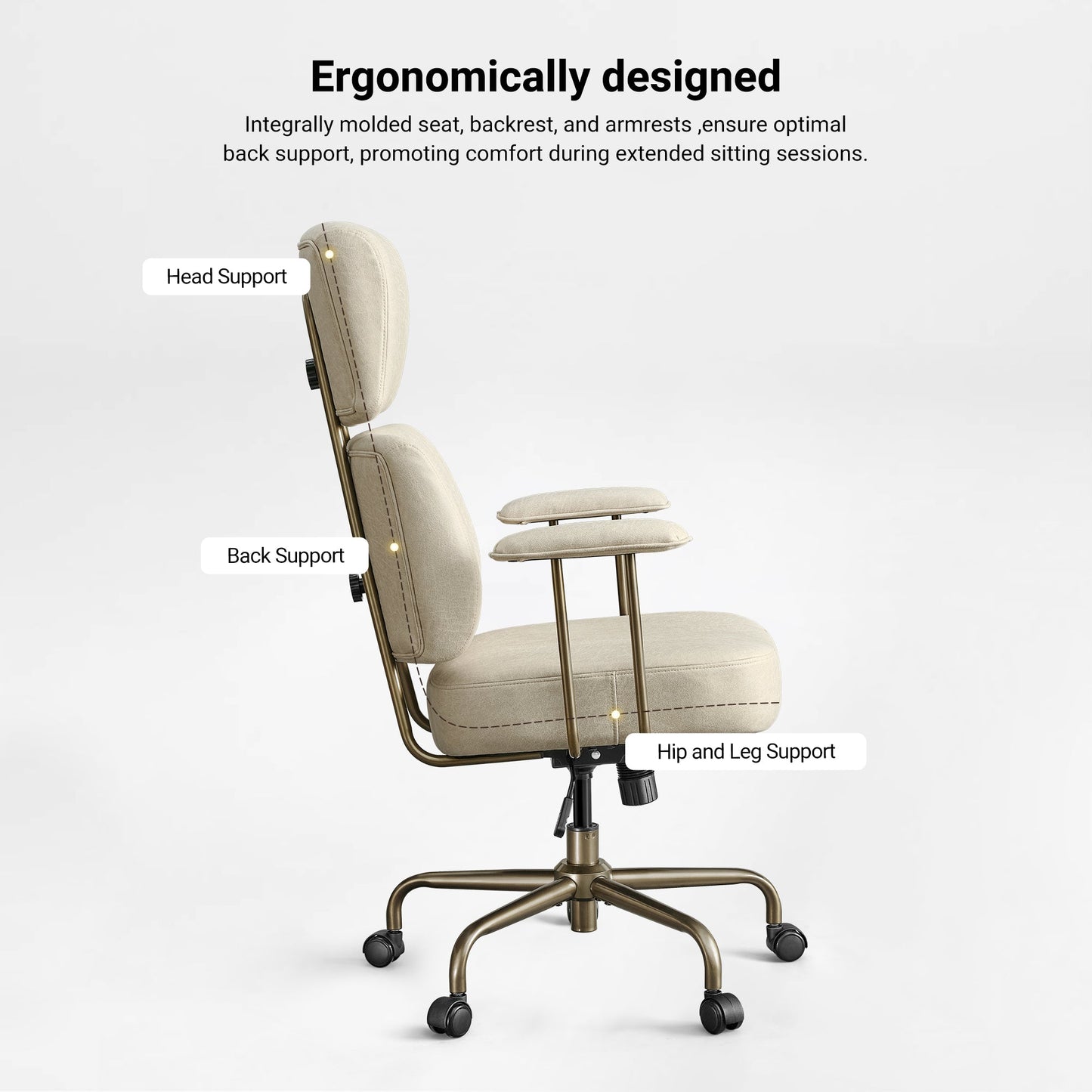 Sollievo Cameron Adjustable High-Back Office Chair