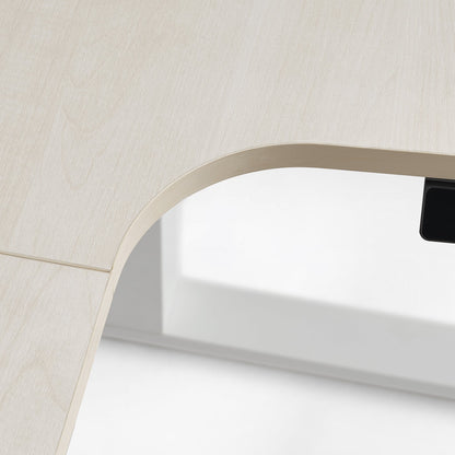 Sollievo L-Shaped Standing Desk with Accessories Set (60x23)