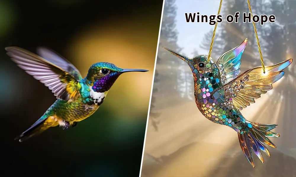 Sollievo Hummingbird Suncatcher Window Hanging