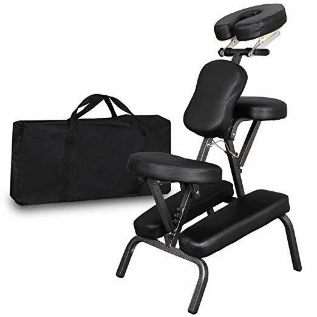 Sollievo Portable Folding PU Leather Massage Chair