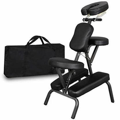 Sollievo Portable Folding PU Leather Massage Chair