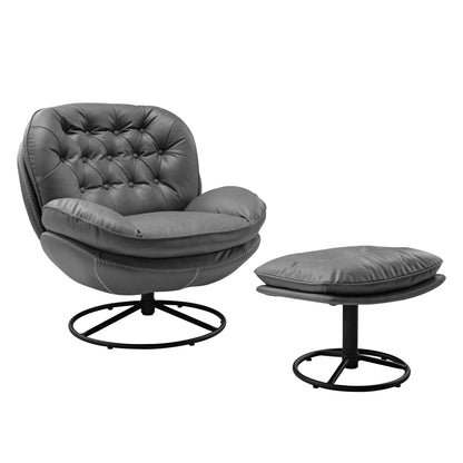 Modern Swivel Lounge Chair set