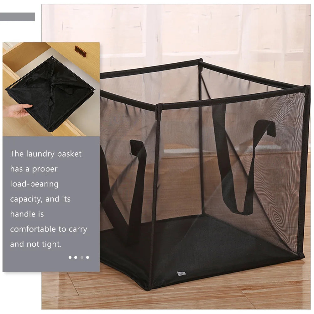 Sollievo Foldable Mesh Laundry Hamper