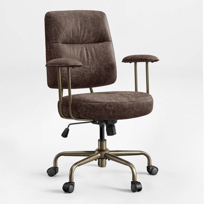 Sollievo Becky Vintage-Inspired Home Office Chair