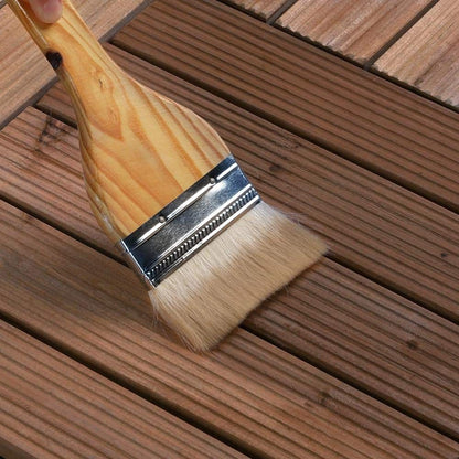 Sollievo Interlocking Outdoor Patio Wood Flooring Deck Tiles (27-Piece Set)