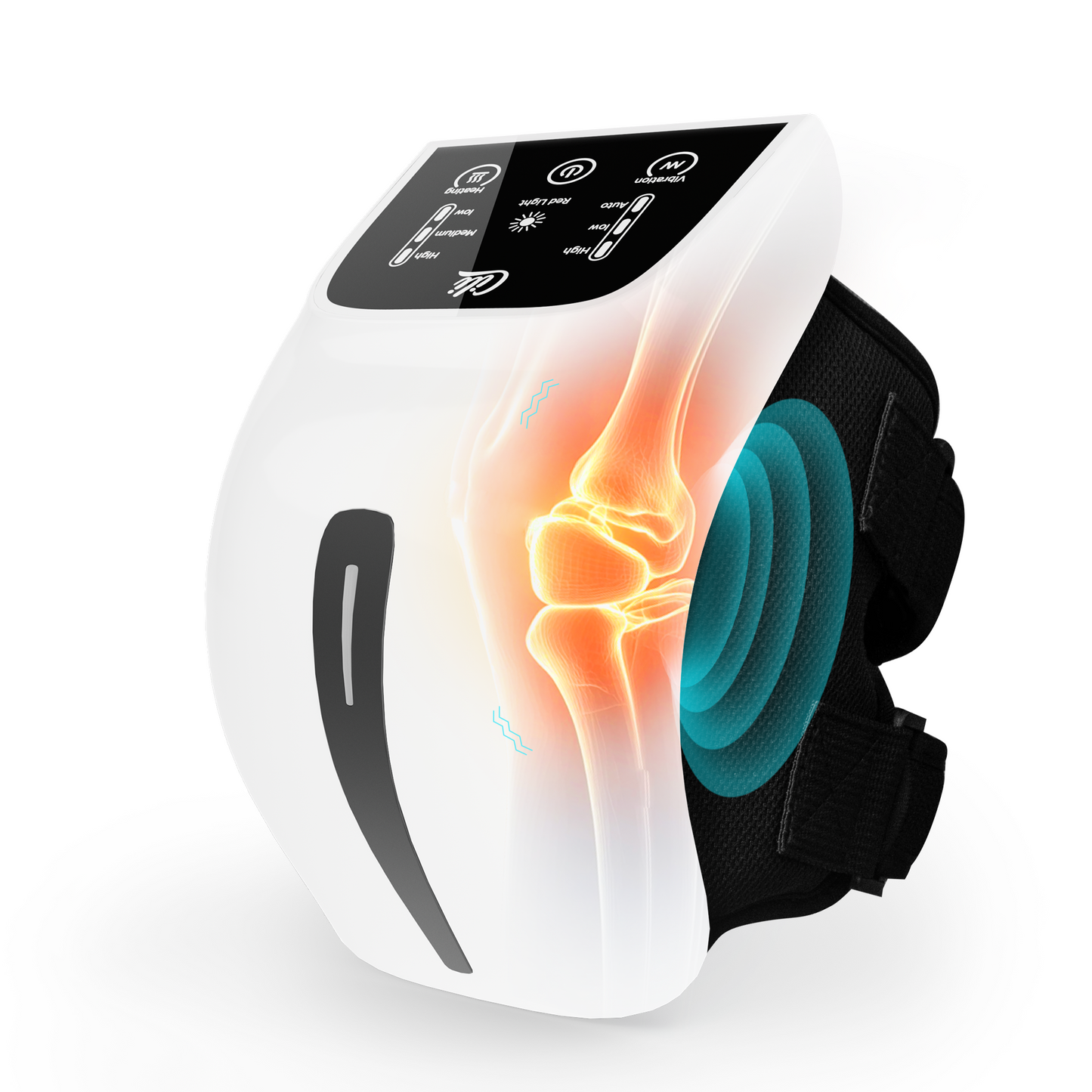 Sollievo Cordless Knee Wrap with Heat, Vibration & LED Light