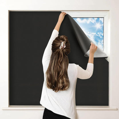 Sollievo Static Cling Blackout Window Shade