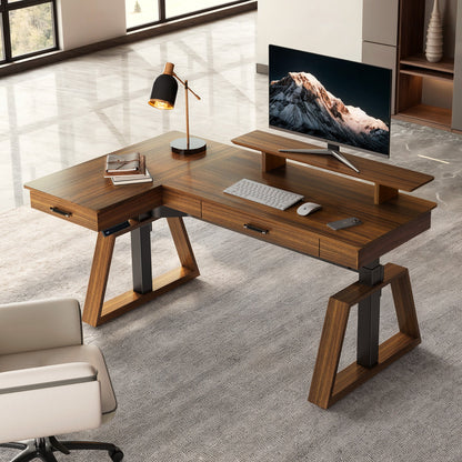 Sollievo Ark Pro L-Shaped Standing Desk (63x23)