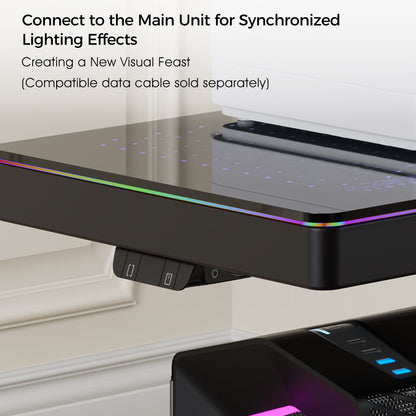 Sollievo Height-Adjustable Illuminated Panel CPU Cart