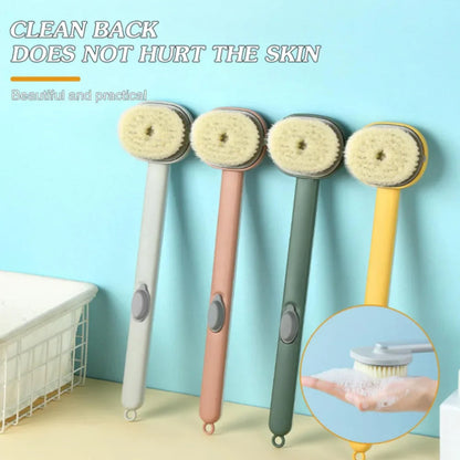 Sollievo Long Handle Back Scrubber for Shower