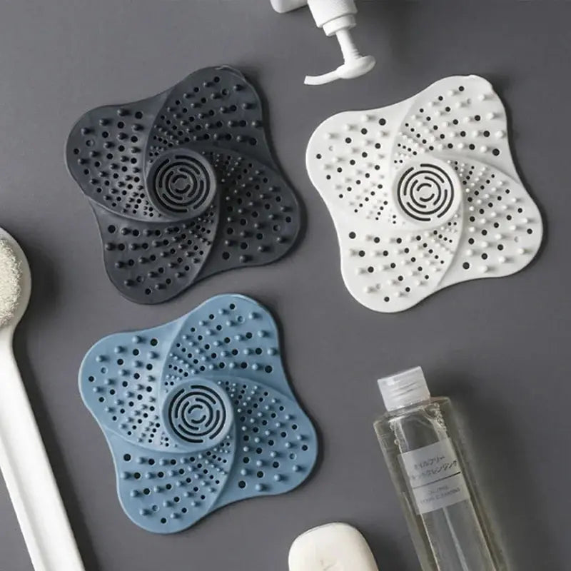 Sollievo Anti-Clog Spiral Shower Drain Hair Catcher