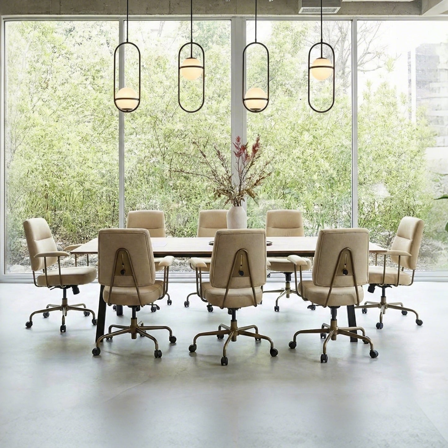 Sollievo Becky Vintage-Inspired Home Office Chair