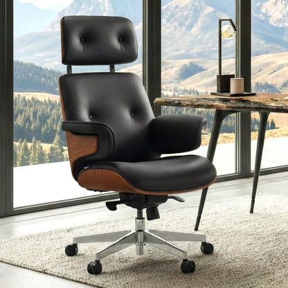 Sollievo Mathias Napa Leather Executive Office Chair