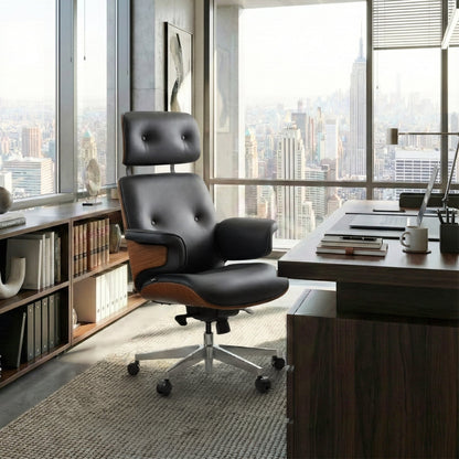 Sollievo Mathias Napa Leather Executive Office Chair
