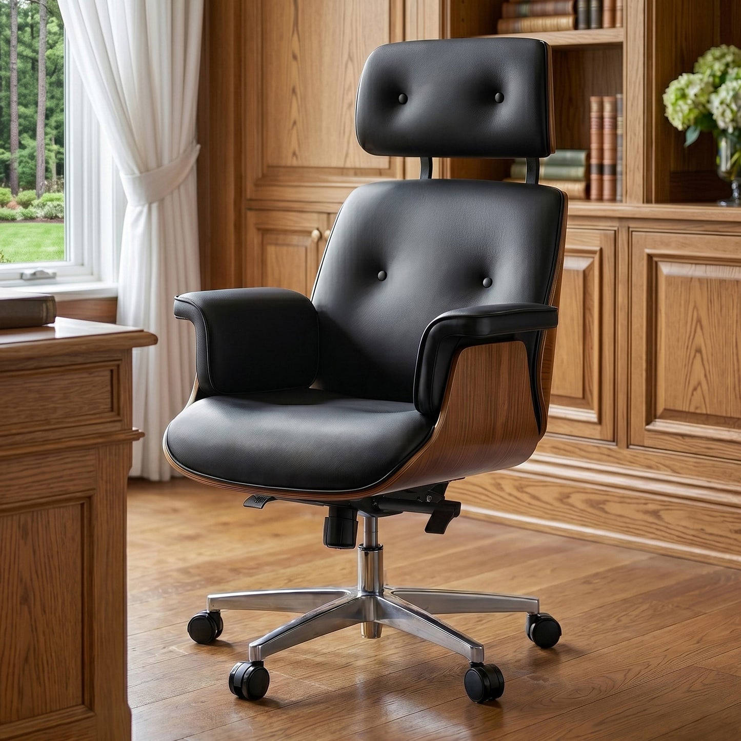 Sollievo Mathias Napa Leather Executive Office Chair