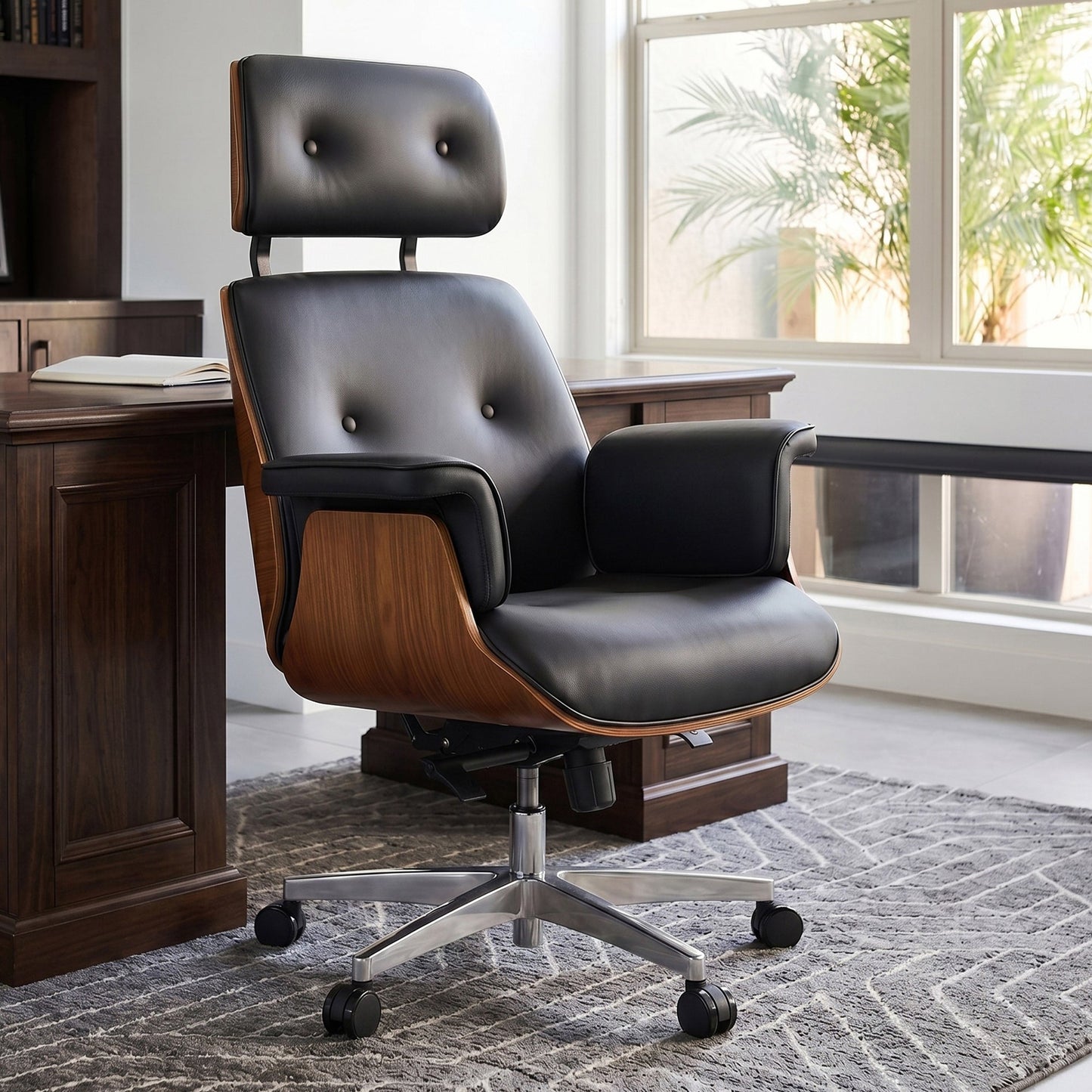 Sollievo Mathias Napa Leather Executive Office Chair