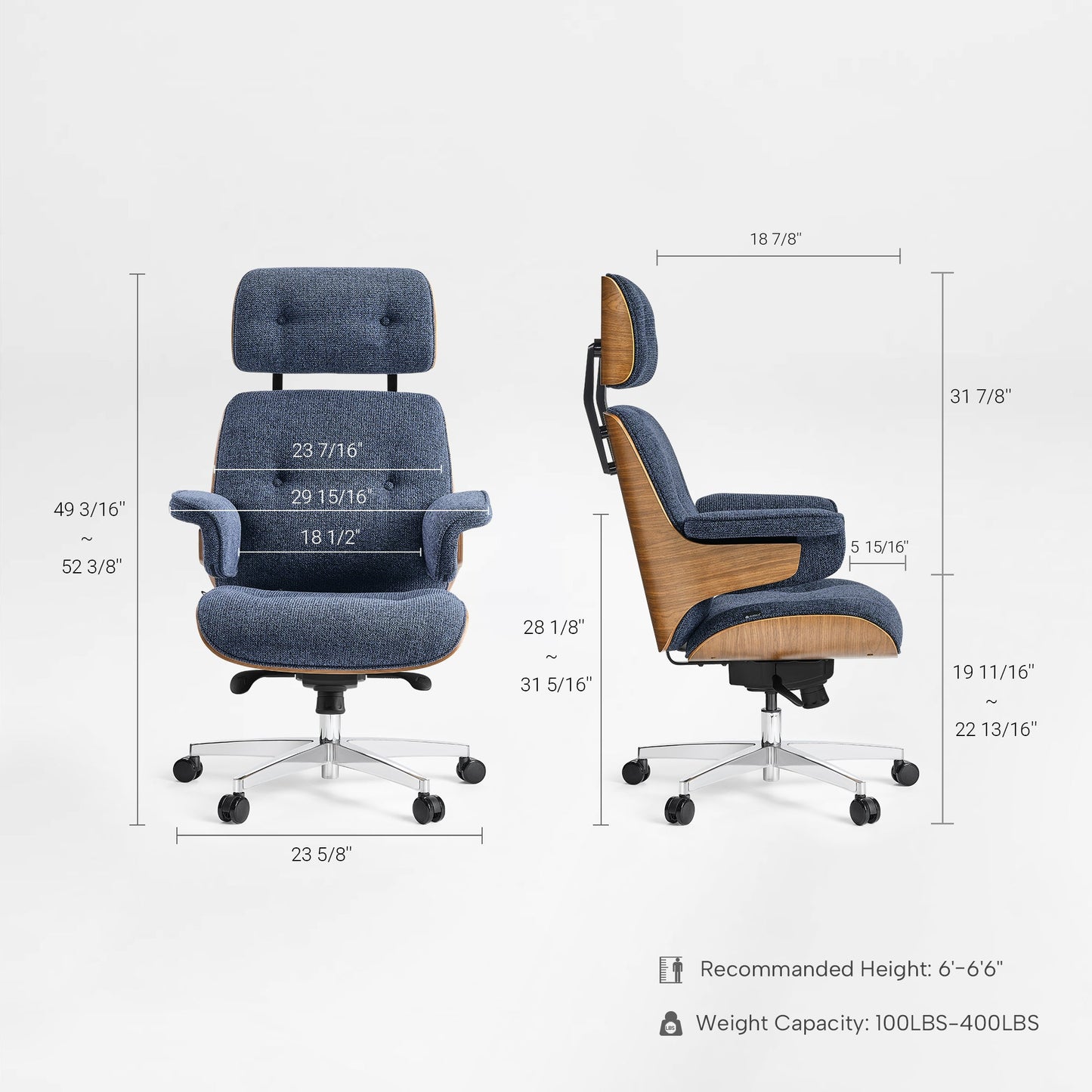 Sollievo Mathias Napa Leather Executive Office Chair