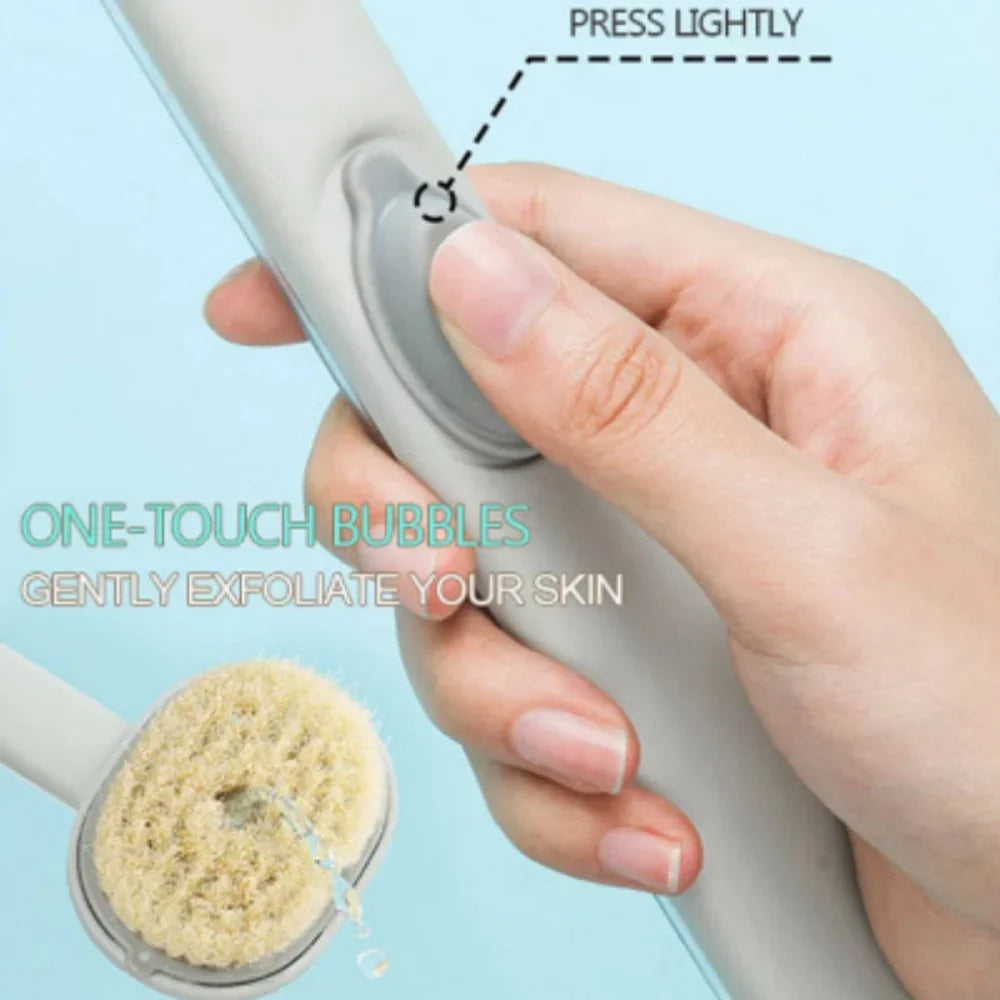 Sollievo Long Handle Back Scrubber for Shower