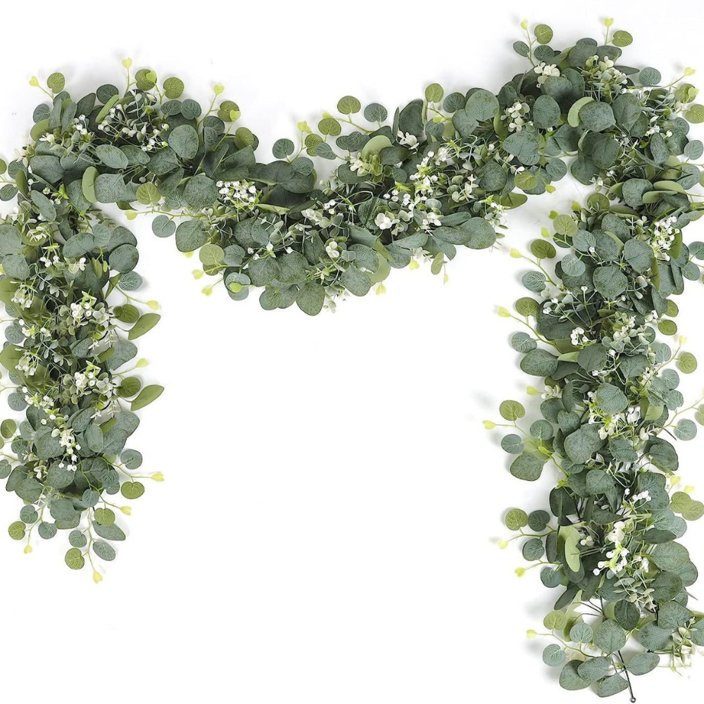Sollievo Faux Eucalyptus Garland
