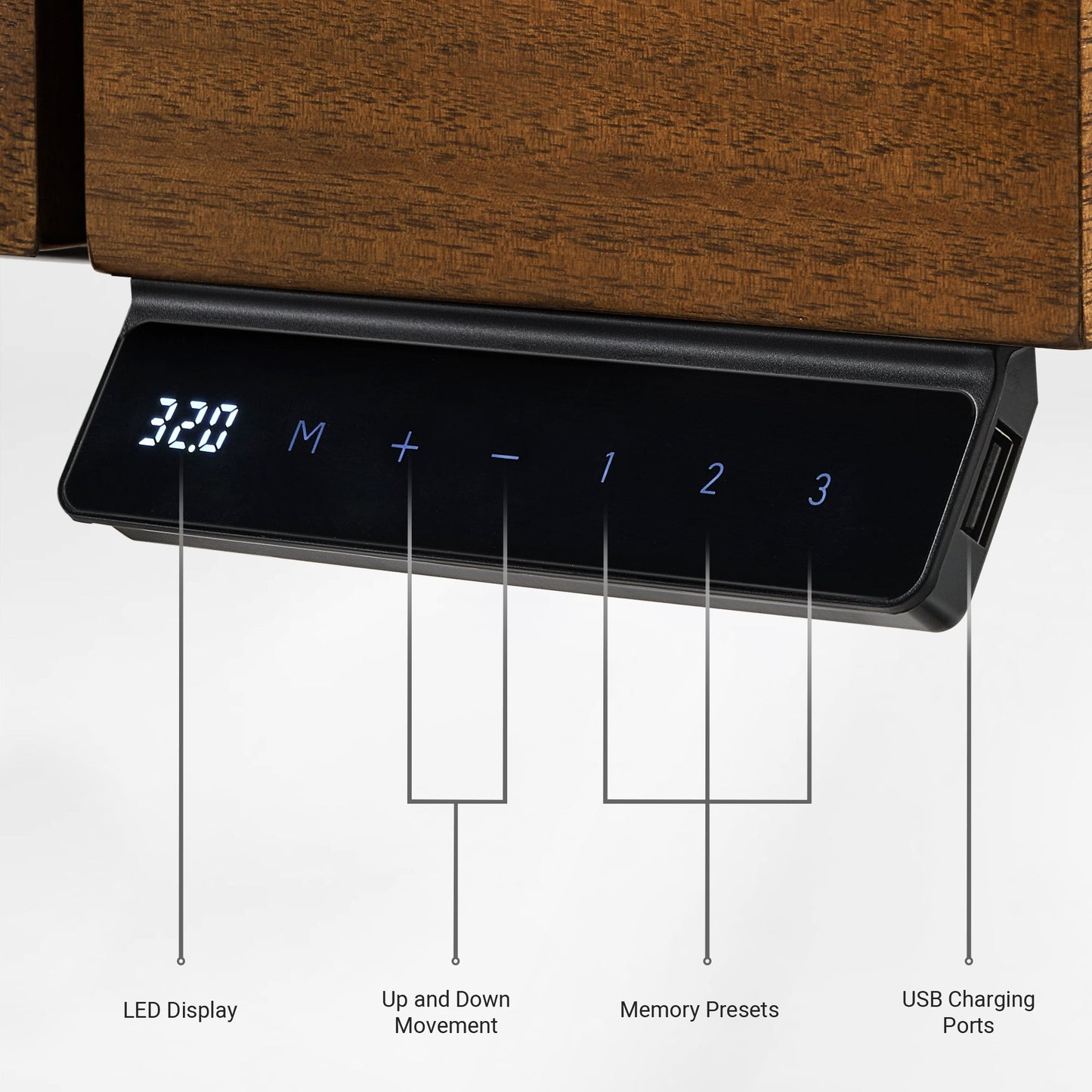 Sollievo Executive Standing Desk, 63 x 29 Inch