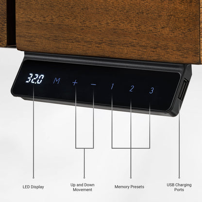 Sollievo Executive Standing Desk, 63 x 29 Inch