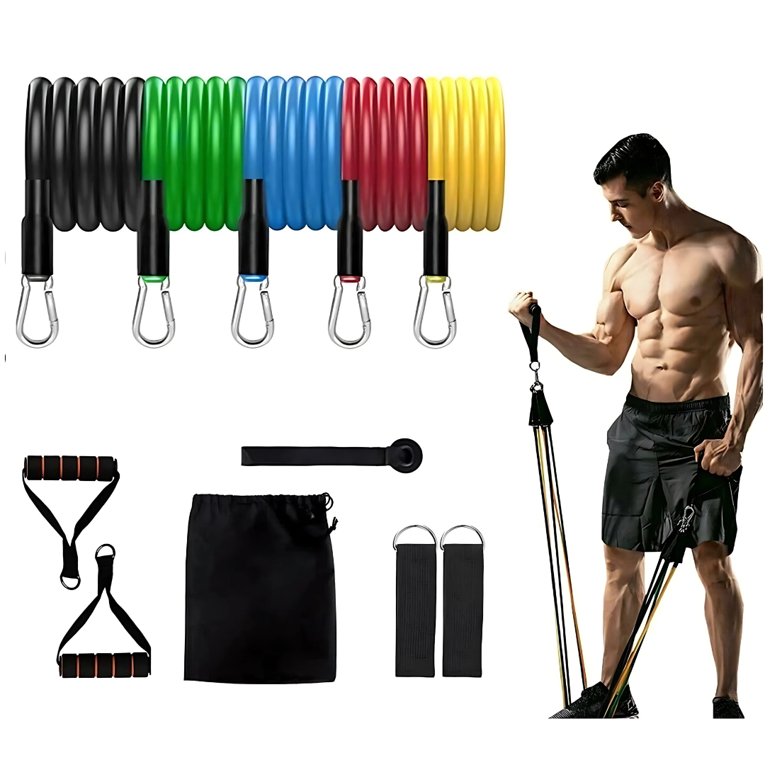 Sollievo 11PC Resistance Bands Set