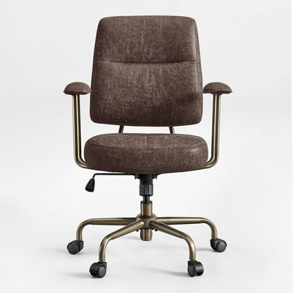 Sollievo Becky Vintage-Inspired Home Office Chair