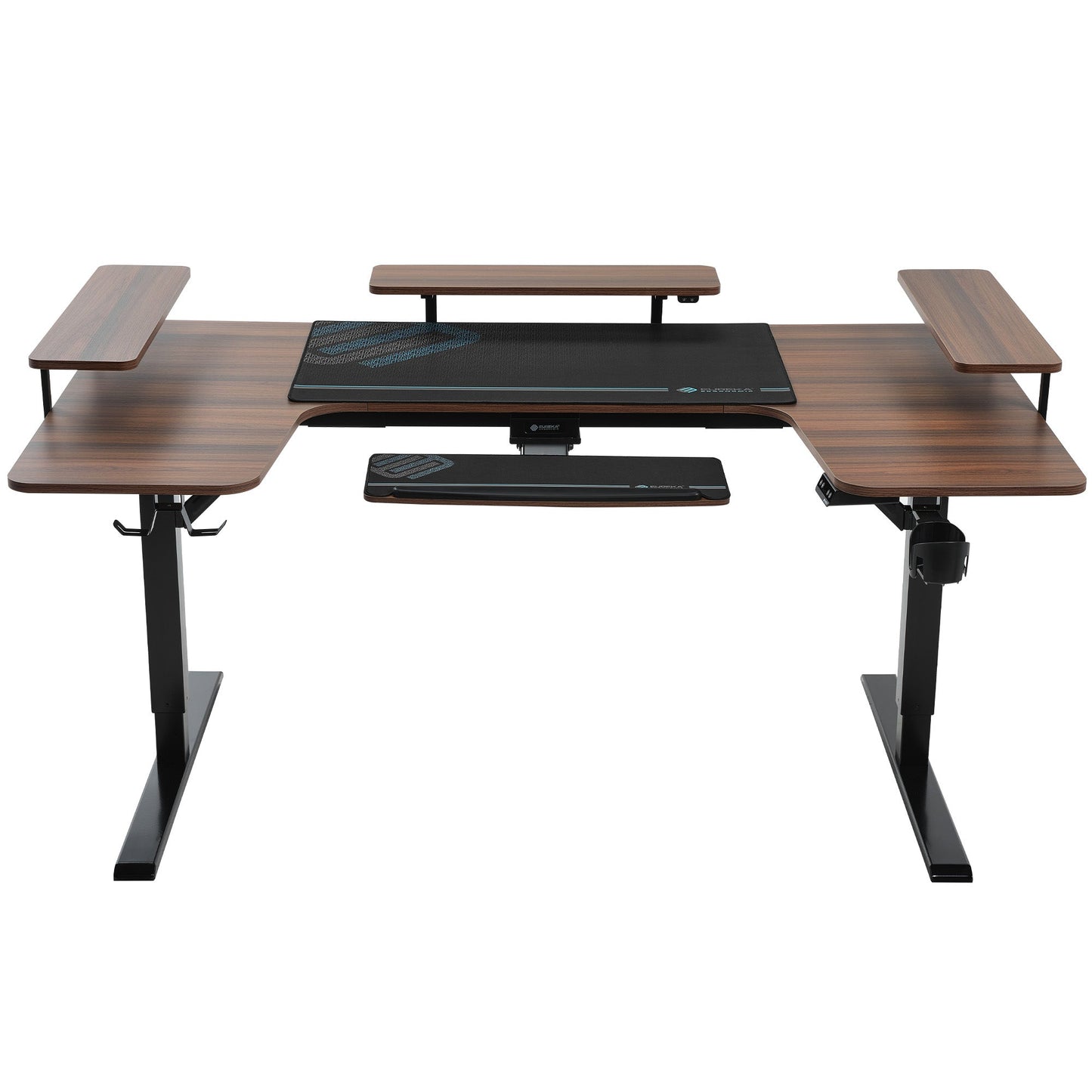 Sollievo U-Shaped Standing Desk with Accessories Set (74x23)